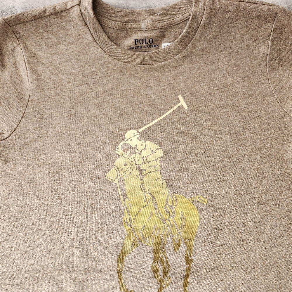 Polo Ralph Lauren Short Sleeve Crewneck Big Pony Logo Ombre T-Shirt Size: XS/TP - Picture 3 of 10